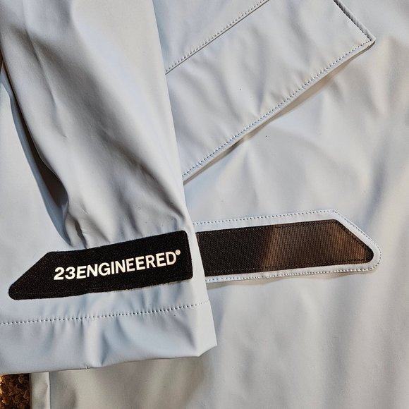 Nike Jordan 23 Engineered Trench Rain Jacket Men's Size Medium DV7691-427 Blue - Picture 8 of 12